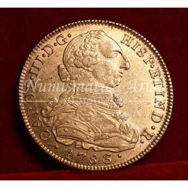 Carlos III. 8 escudos....