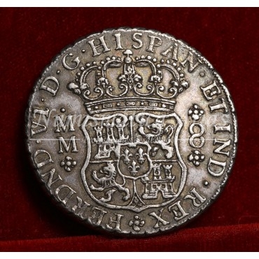 Fernando VI. 1758. 8 reales. México. Ensayador: MM. EBC+