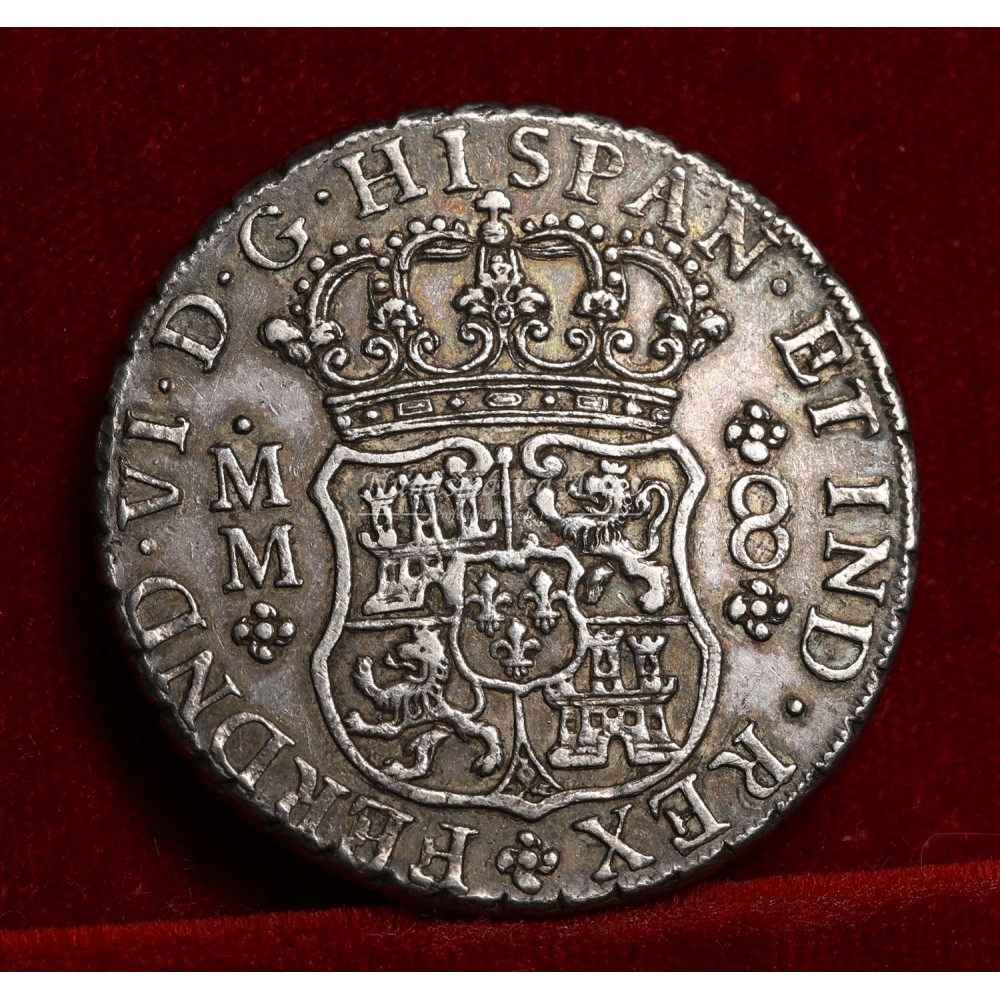 Fernando VI. 1758. 8 reales. México. Ensayador: MM. EBC+