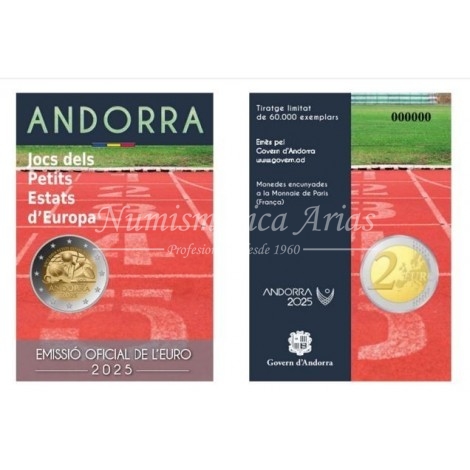 2€ 2025 Andorra - Juegos + Quebrantahuesos