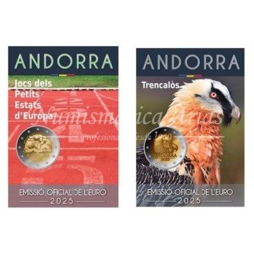 2€ 2025 Andorra - Juegos + Quebrantahuesos