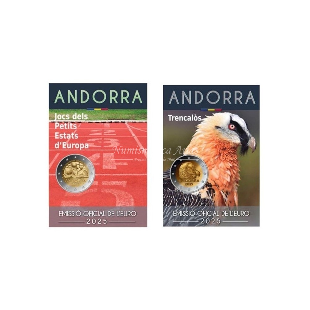 2€ 2025 Andorra - Juegos + Quebrantahuesos