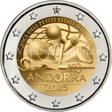 2€ 2025 Andorra - Juegos + Quebrantahuesos