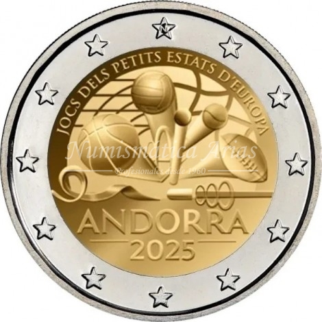 2€ 2025 Andorra - Juegos + Quebrantahuesos