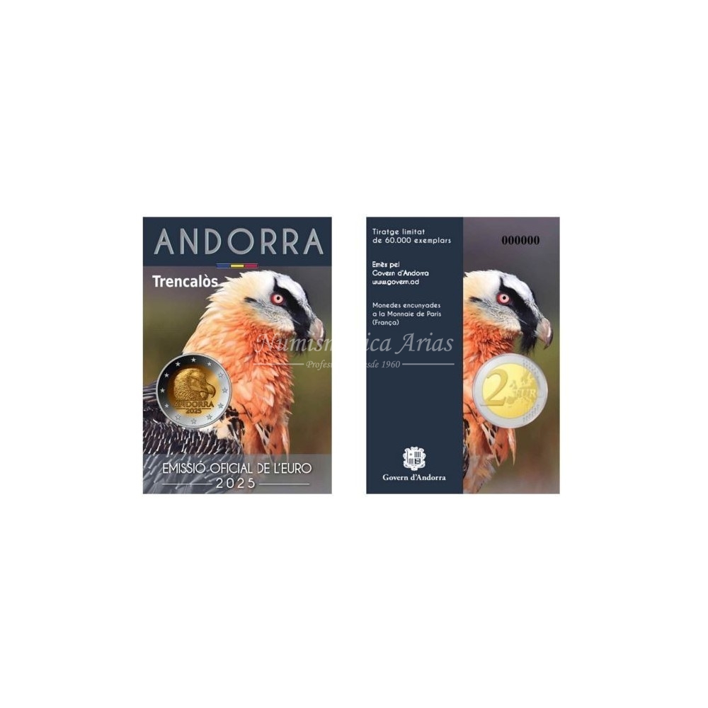 2€ 2025 Andorra - Quebrantahuesos