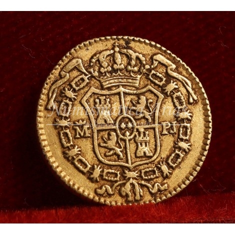 Carlos III. 1/2 escudo. 1774. Madrid. Ensayador: PJ. MBC+