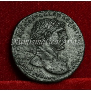 Trajano. Sestercio (109-110 d.C.) RIC. 500. EBC