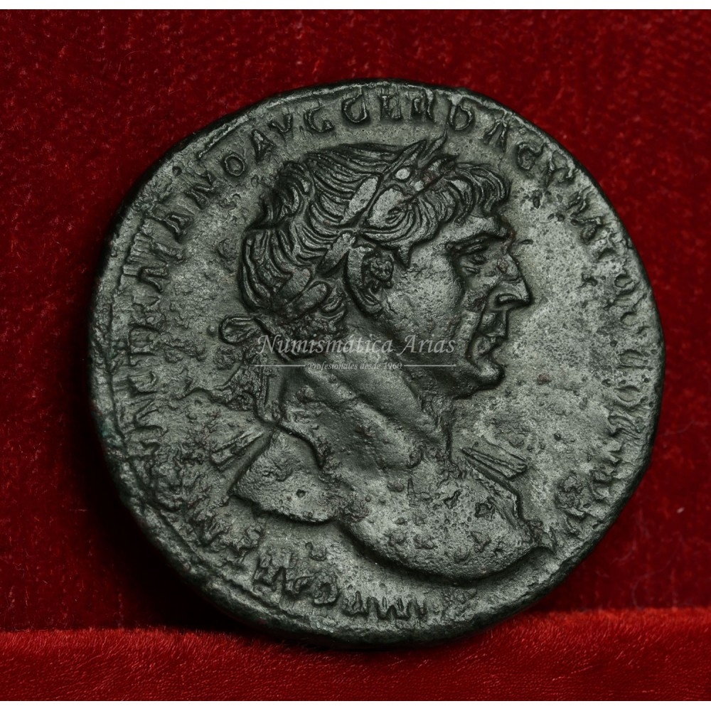 Trajano. Sestercio (109-110 d.C.) RIC. 500. EBC
