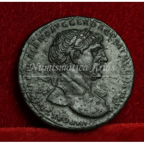 Trajano. Sestercio (109-110 d.C.) RIC. 500. EBC