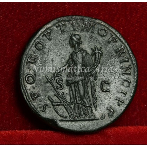 Trajano. Sestercio (109-110 d.C.) RIC. 500. EBC