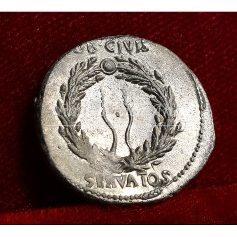 Augusto. Denario (19 a.C.) Colonia patricia. RIC. 40a. EBC+.