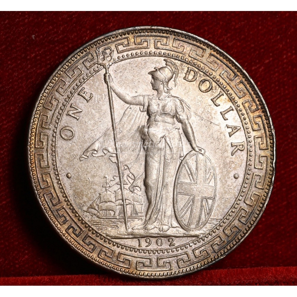 Inglaterra. Trade dollar. 1902. Bombay. SC-