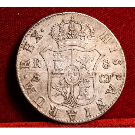 Fernando VII. 8 reales. 1817. Sevilla. MBC-