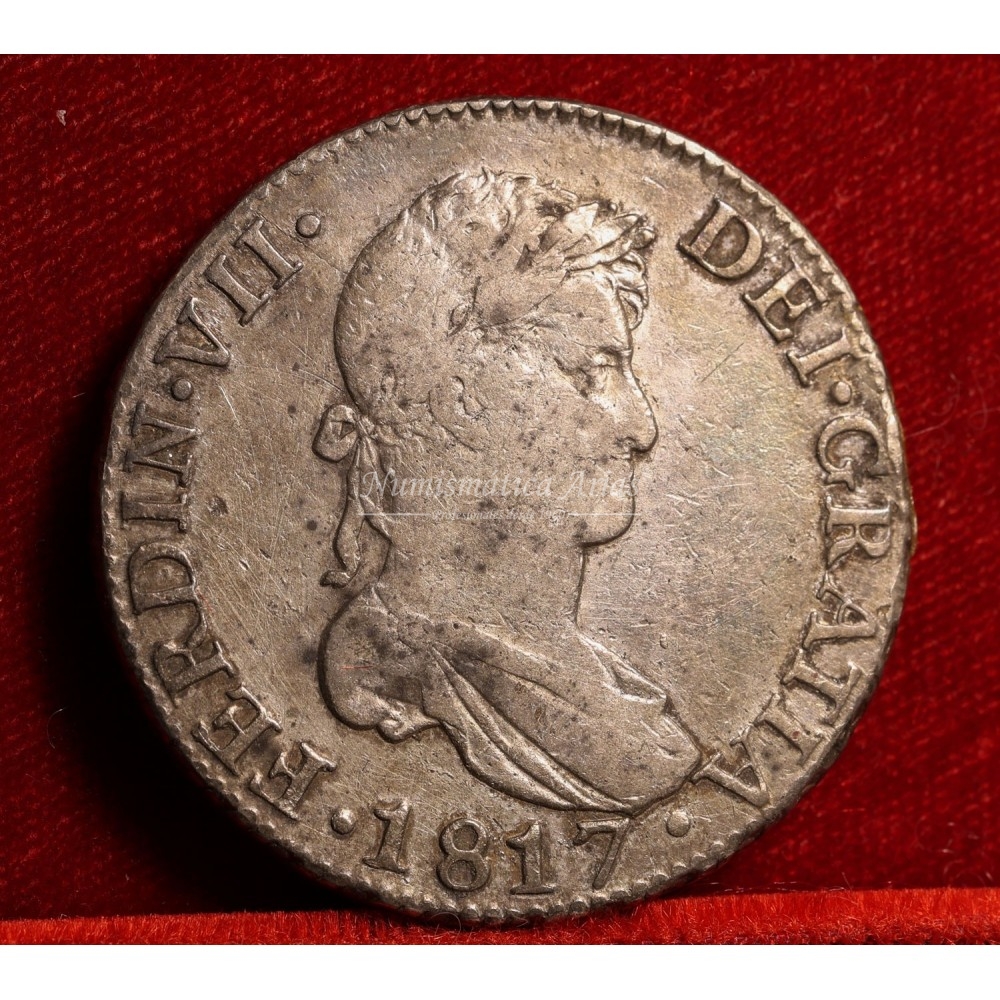Fernando VII. 8 reales. 1817. Sevilla. MBC-