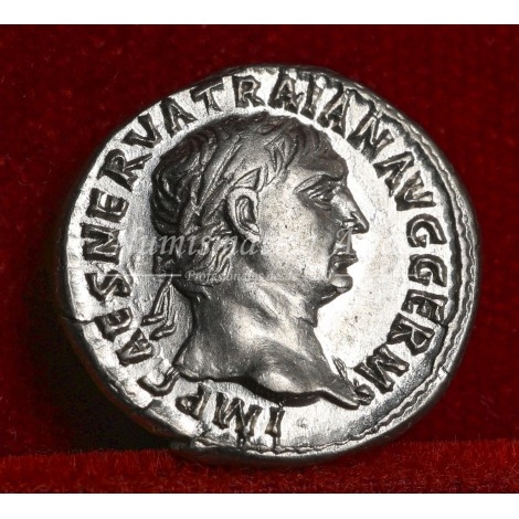 Trajano. Denario (101-102 d.C.) RIC. 49 var. SC-