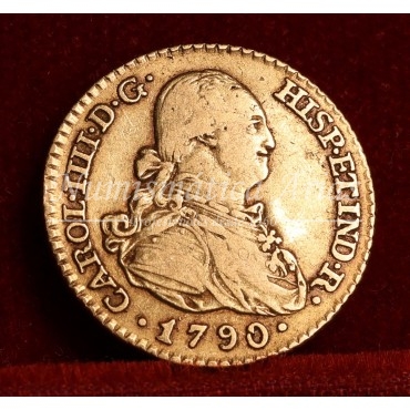 Carlos IV. 1 escudo. 1790. Madrid. Ensayador: MF. MBC-
