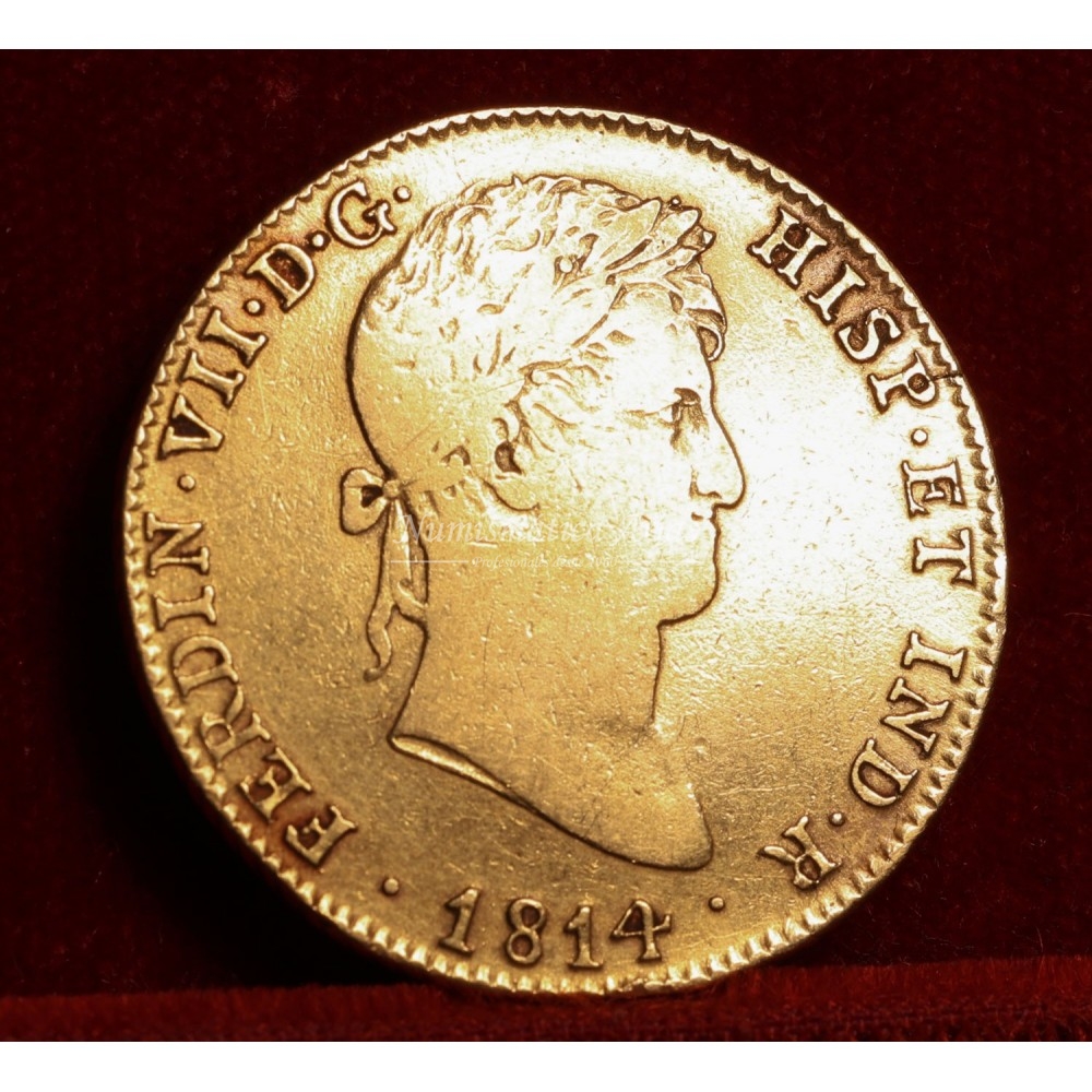 Fernando VII. 4 escudos. 1811. Madrid. Ensayador: GJ. BC+