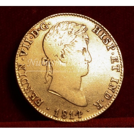 Fernando VII. 4 escudos. 1811. Madrid. Ensayador: GJ. BC+