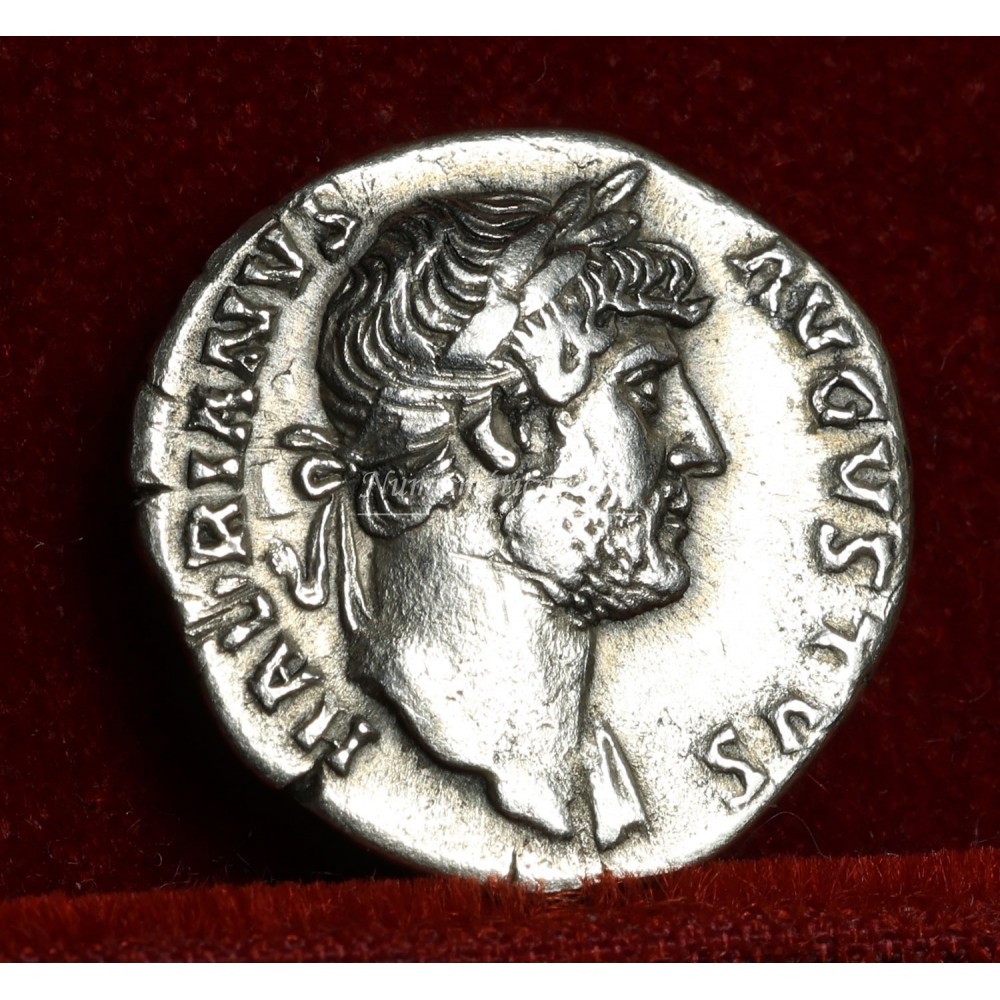 Adriano. Denario (128 d.C.) RIC. 339. MBC+