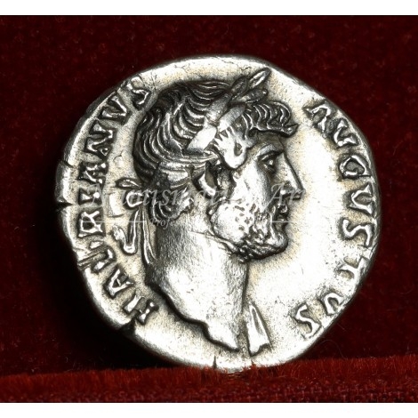 Adriano. Denario (128 d.C.) RIC. 339. MBC+