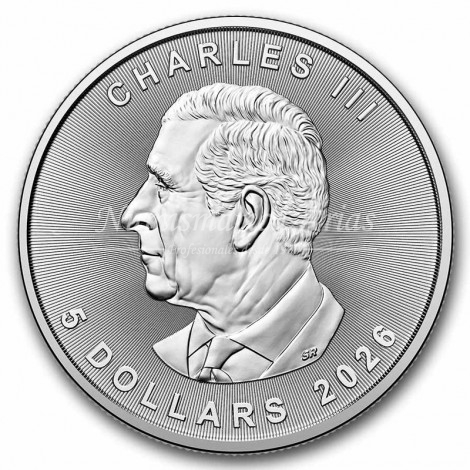 1 oz. Canadá 2026 - Maple Leaf