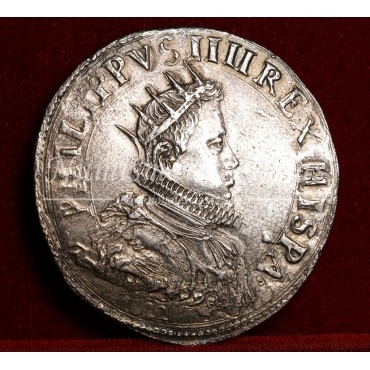 Felipe IV. Ducatón. Milán. 1622. EBC+