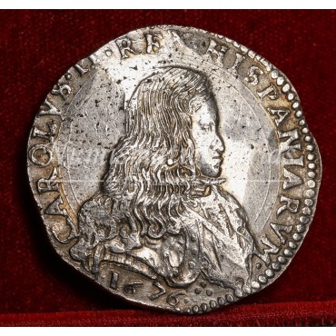 Carlos II. Felipe. Milán. 1676. EBC+
