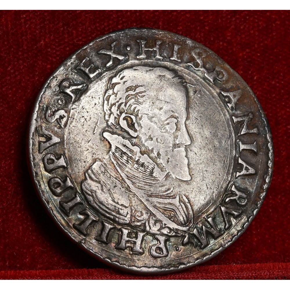 Felipe II. 1 escudo. S/F. Milán. MBC+