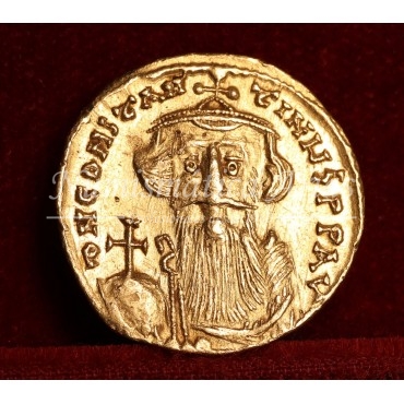 Constante II (641-668 d.C.) Sólido. Constantinopla. S956. EBC+