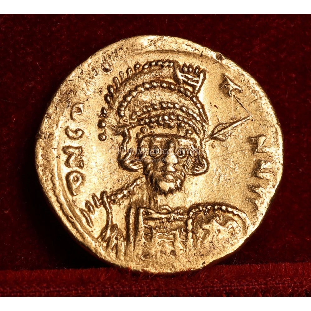 Constantino IV Pogonatus (608-685 d.C.) Sólido. Constantinopla. S 1136. EBC-