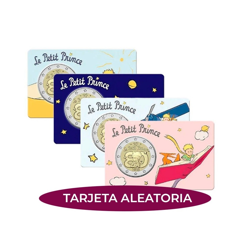 2€ 2026 Francia - El Principito (tarjeta aleatoria)
