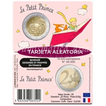 2€ 2026 Francia - El Principito (tarjeta aleatoria)