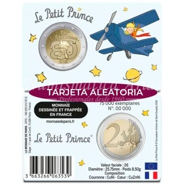 2€ 2026 Francia - El Principito (tarjeta aleatoria)