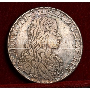 Carlos II. Ducatón. 1684. Nápoles. AG/A. MBC+