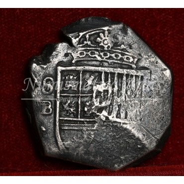 Felipe III. 1598-1621. 8 reales. Sevilla. B. MBC.
