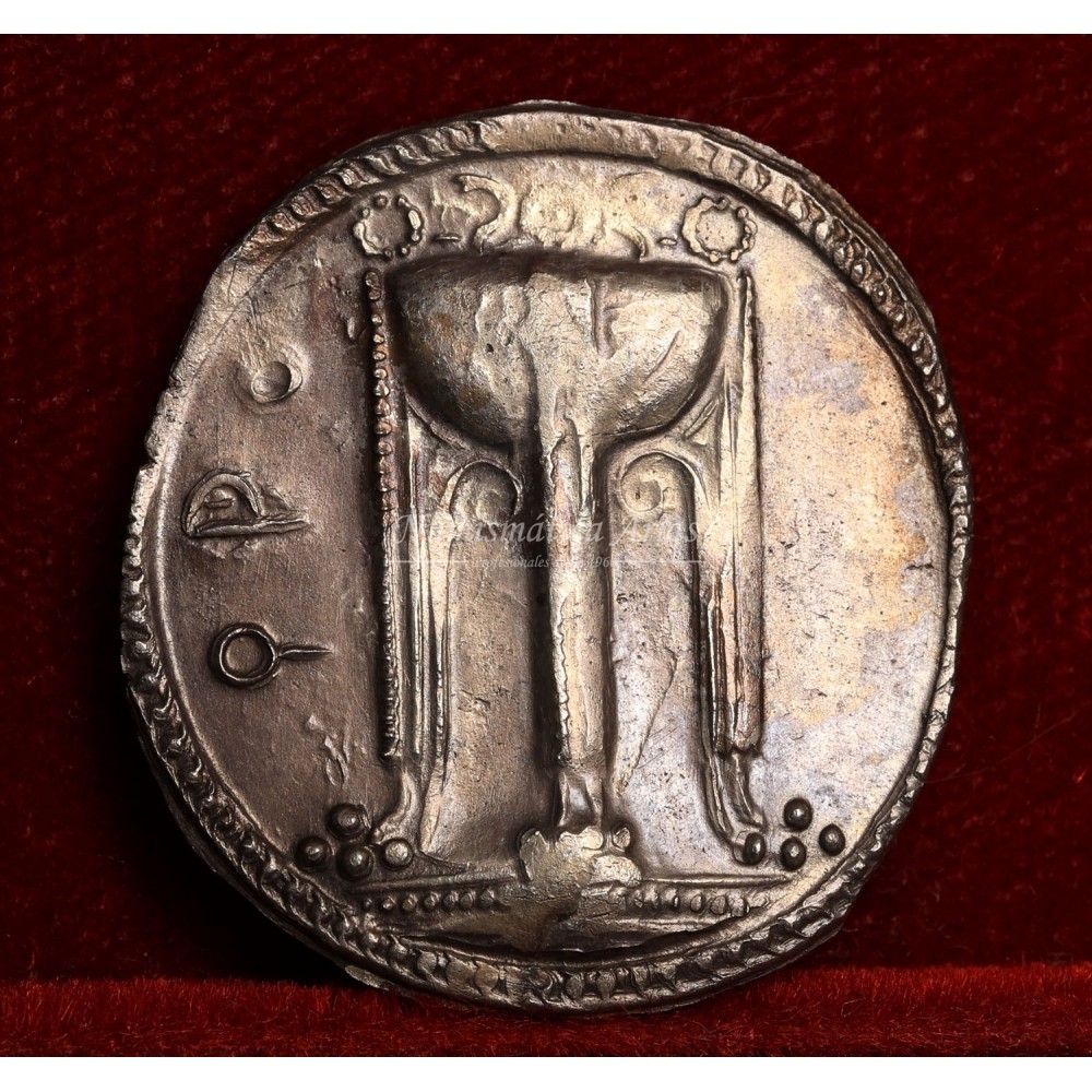 Burttium. Crotona. Estátera. 530-500 a.C. SNG. 227. EBC-