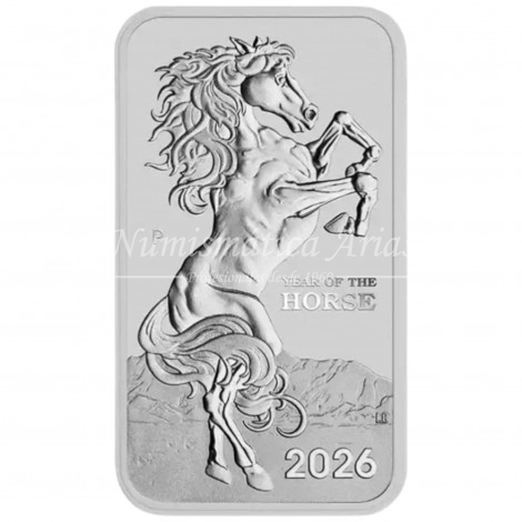 1 oz. Australia 2026 - Caballo (rectangular)