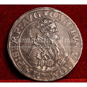 Carlos V. Taler. 1545. Donaüworth. EBC