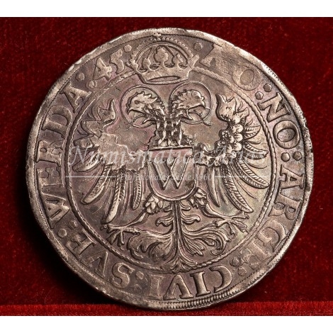Carlos V. Taler. 1545. Donaüworth. EBC