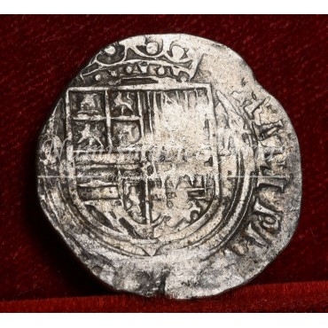 Felipe II. 1 real. S/F. México. MBC