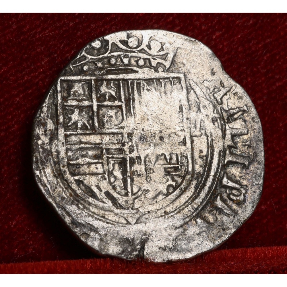 Felipe II. 1 real. S/F. México. MBC