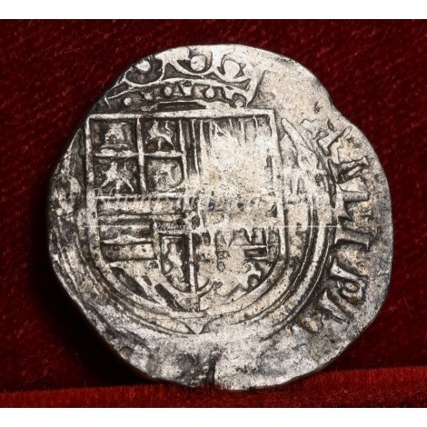 Felipe II. 1 real. S/F. México. MBC