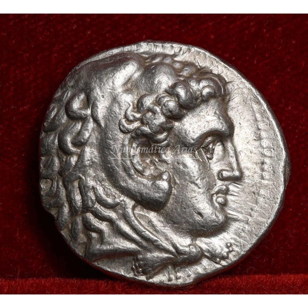 Macedonia. Alejandro III. Tetradracma. 325-320 a.C. EBC+