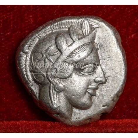 Attica (Atenas). Tetradracma. 454-404 a.C. SNG 31. EBC-