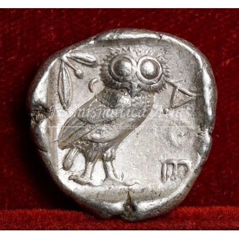 Attica (Atenas). Tetradracma. 454-404 a.C. SNG 31. EBC-