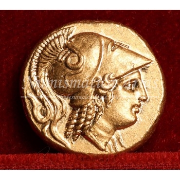 Macedonia. Alejandro III. Estátera. Salamis. 336/323 a.C.
