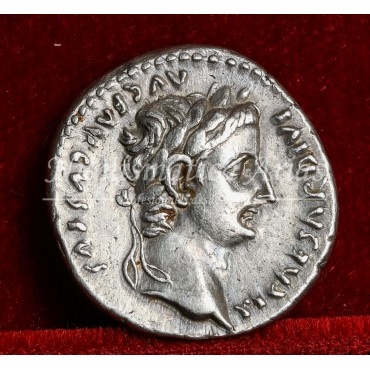 Tiberio. Denario (18/35 a.C.). RIC 30. EBC+