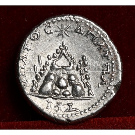 Cómodo. Trihemidracma (181-182 d.C.). Capadocia. SC-.